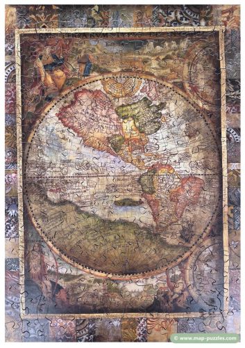 Wentworth 250pc Double Puzzle Western Hemisphere (mh-0705)