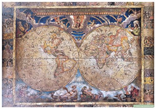 Wentworth 250pc Double Puzzle World Map (mh-0705)