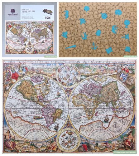 Wentworth 250pc World Map Puzzle Collage (mh-0731)