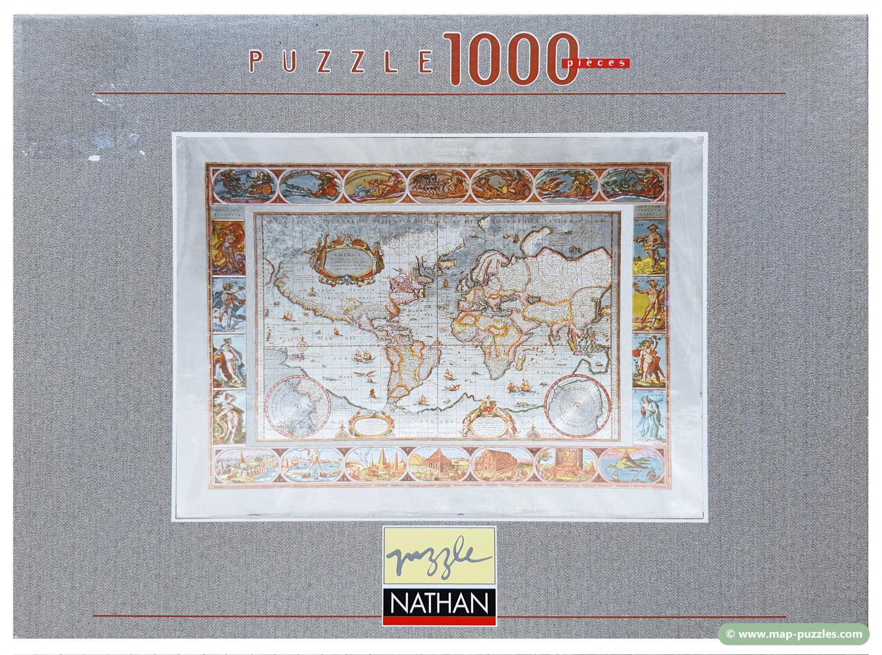 C mh-0443 Nathan World-Map-Puzzle