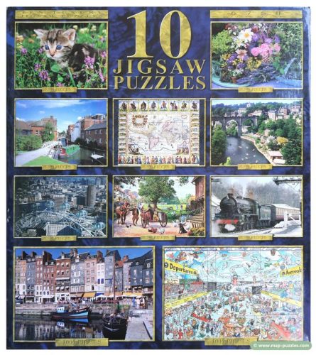 C mh-0449 BV Leisure 10 Puzzles Box