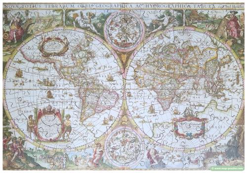 C mh-0483 Wentworth 250 Ortelius World Map