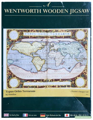 C mh-0504 Wentworth 250 Ortelius World Map Box