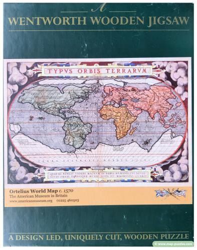 C mh-0514 Wentworth Ortelius World Map Box