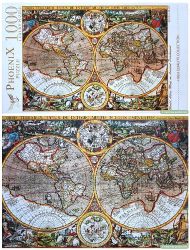 C mh-0521 Phoenix World Map Puzzle cpl