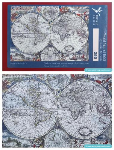 C mh-0559 Mosaic Puzzles World Map cpl