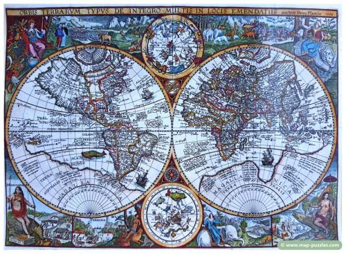 C mh-0570 CakaPuzzles Plancio World Map Cover