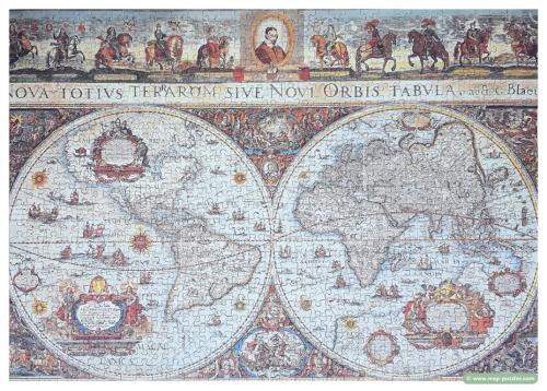 C mh-0580 Bon World Map Puzzle