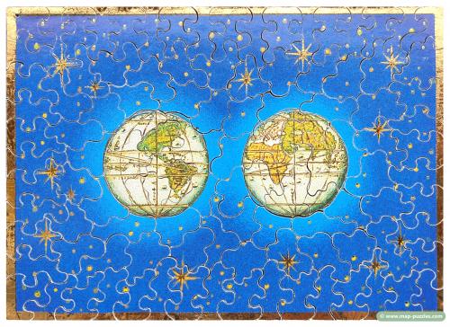 C mh-0597 Michele Wilson 120 World Map Puzzle