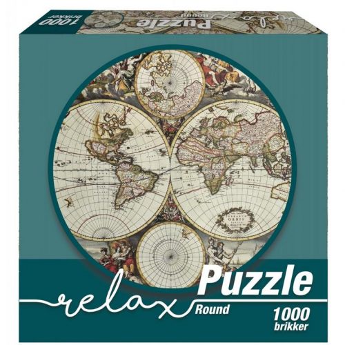 mh-0572 Relax Puzzles World Map Box