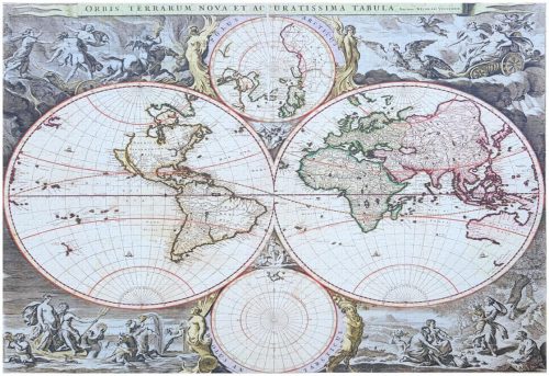 mh-0651 China Puzzle World Map